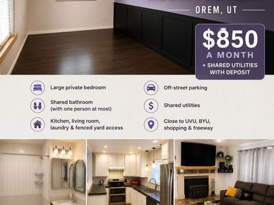 Orem room for rent