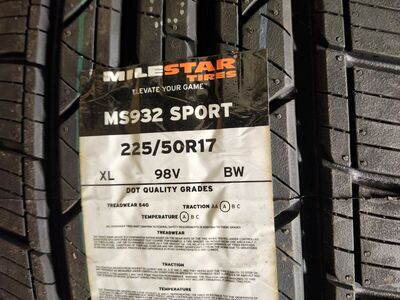 225/50r17 milestar ms932 sport