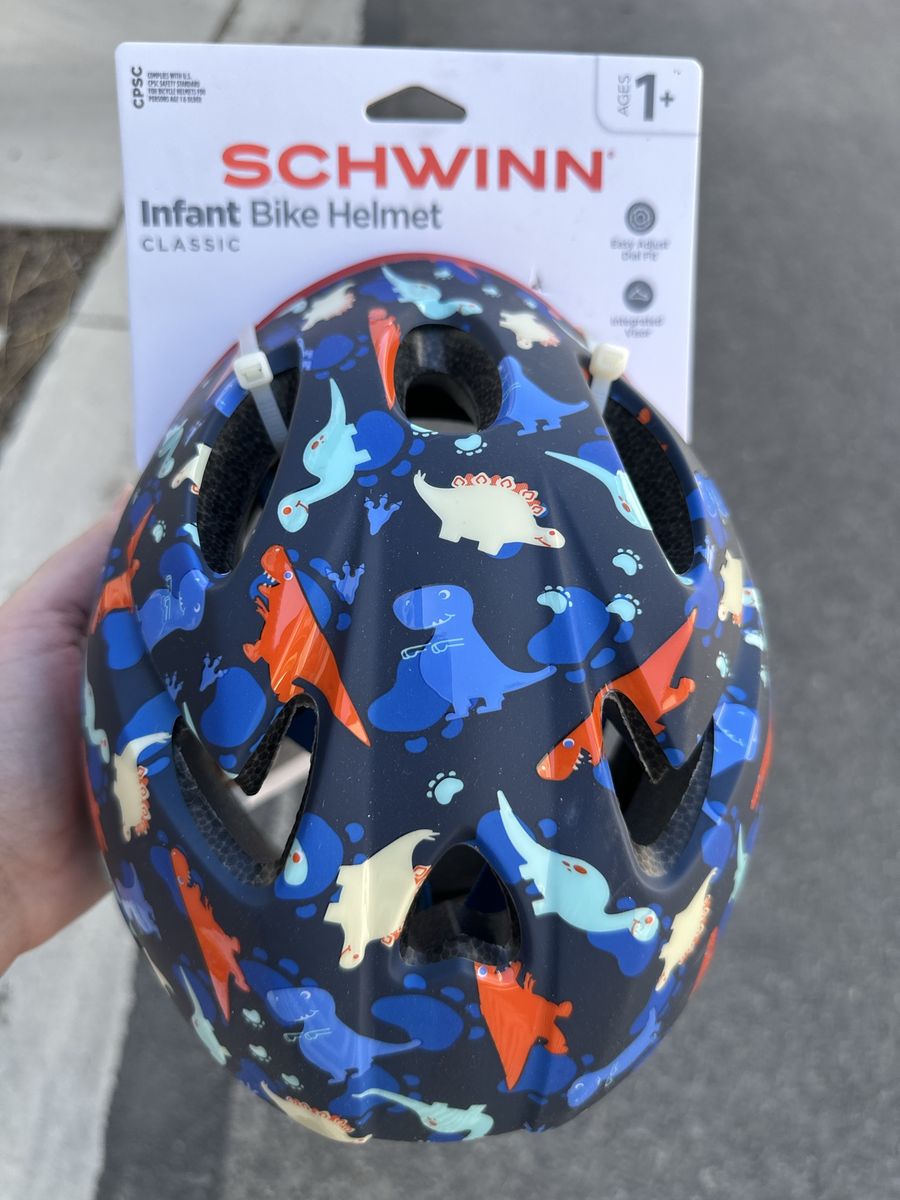 Schwinn Infant Classic Bike Helmet - Dinosaur Print, Ages 1+