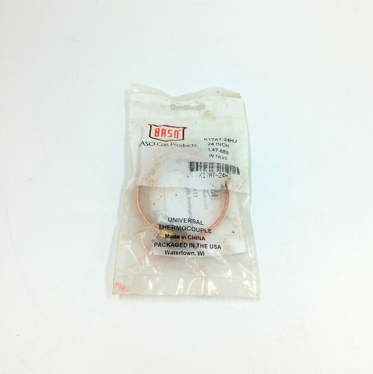 BASO Gas Product Universal Thermocouple Water Heater K17AT-24HJ
