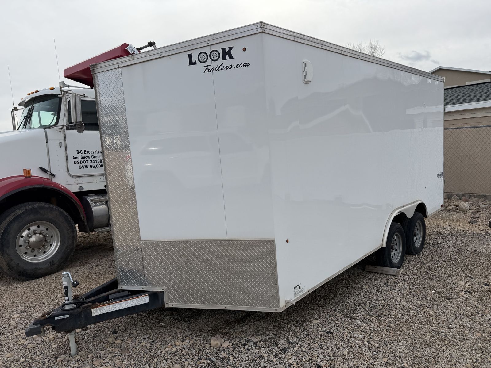 2020 Enclosed “LOOK” trailer 8’.5” x 16’