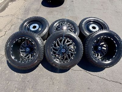 20" TIS Dually 8 Lug 8x6.5 34” Goodyear A/T 275/65R20