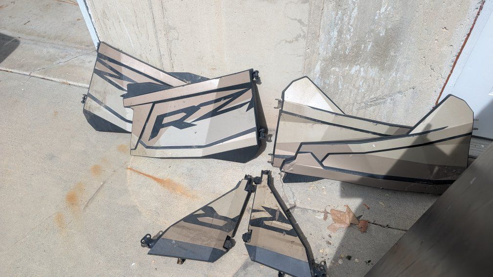 Polaris Rzr XP4 exterior door and parts and panels
