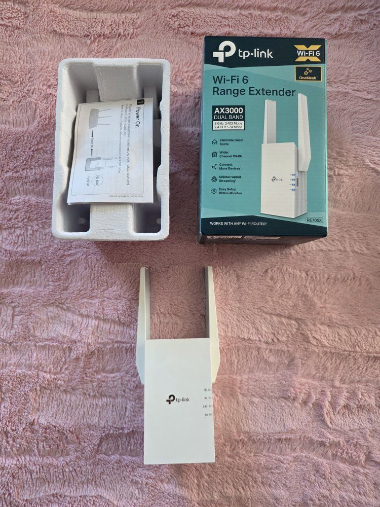 TP-Link RE705X Wi-Fi 6 Dual Band Range Extender