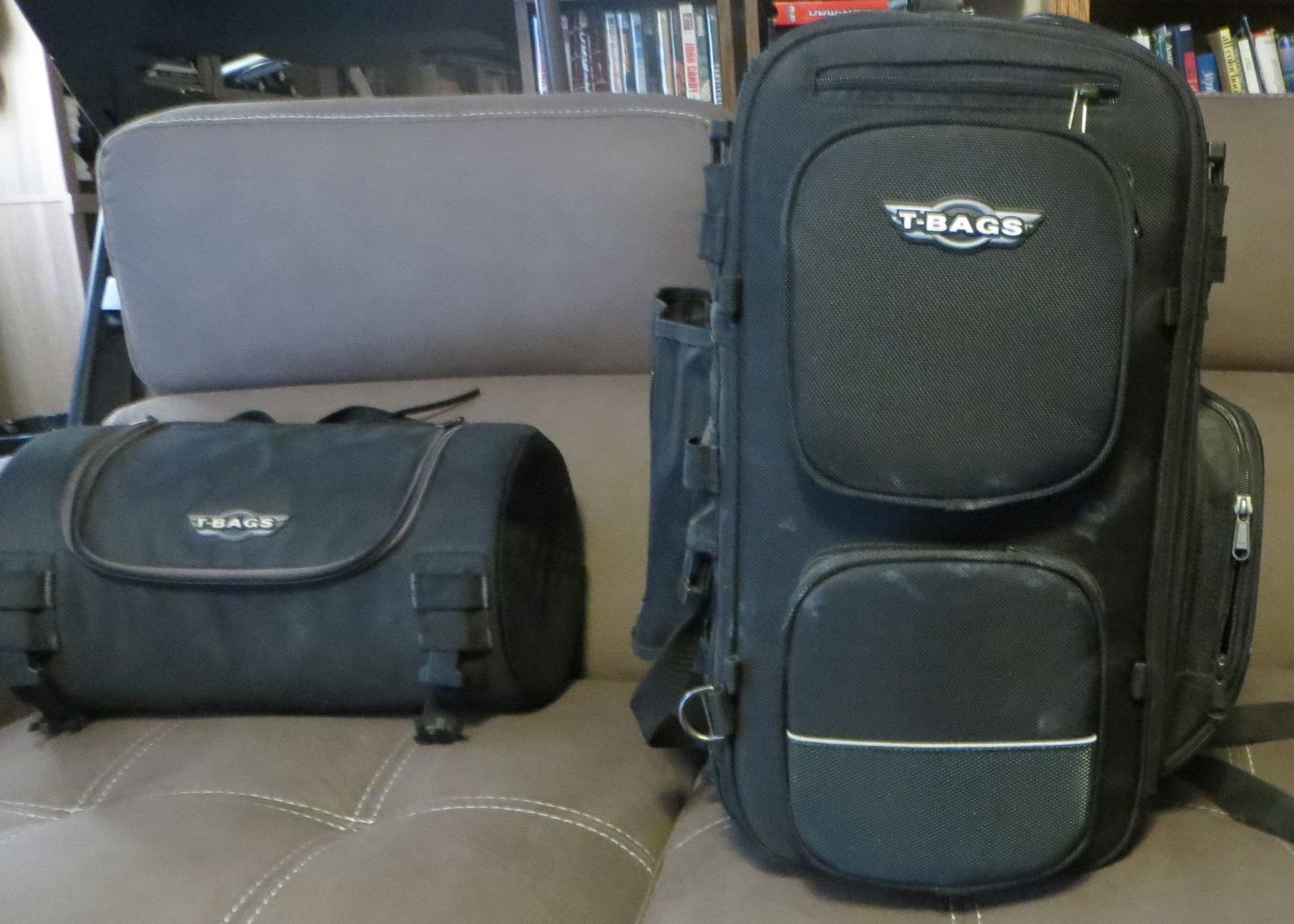 Motorcycle T-Bags (includes roll bag)