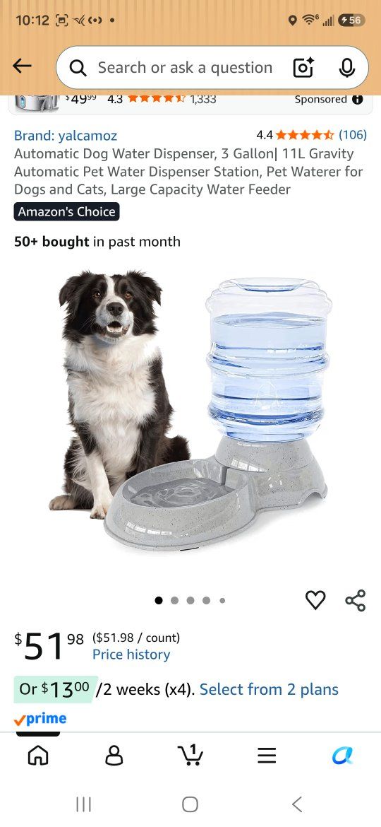3 GallonAutomatic Gravity Pet Water Dispenser