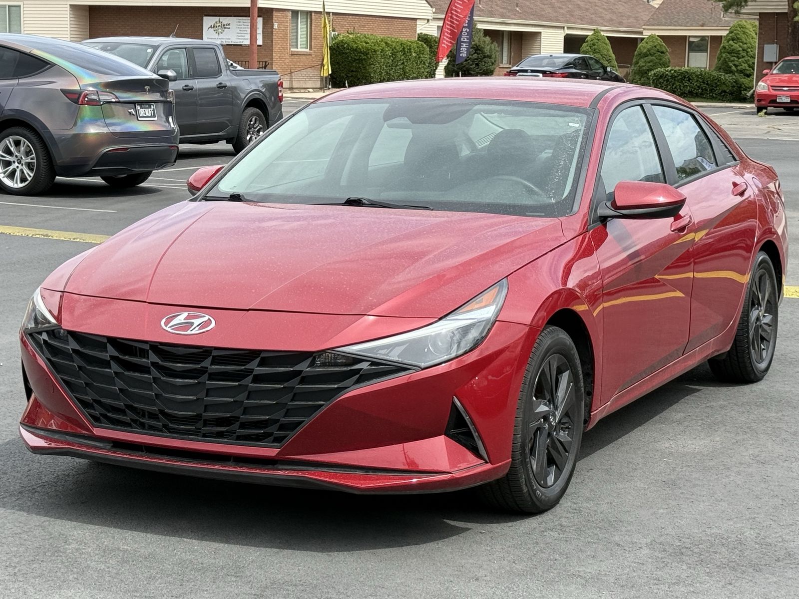 2021 Hyundai Elantra Hybrid Blue