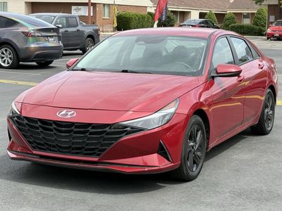 2021 Hyundai Elantra Hybrid Blue