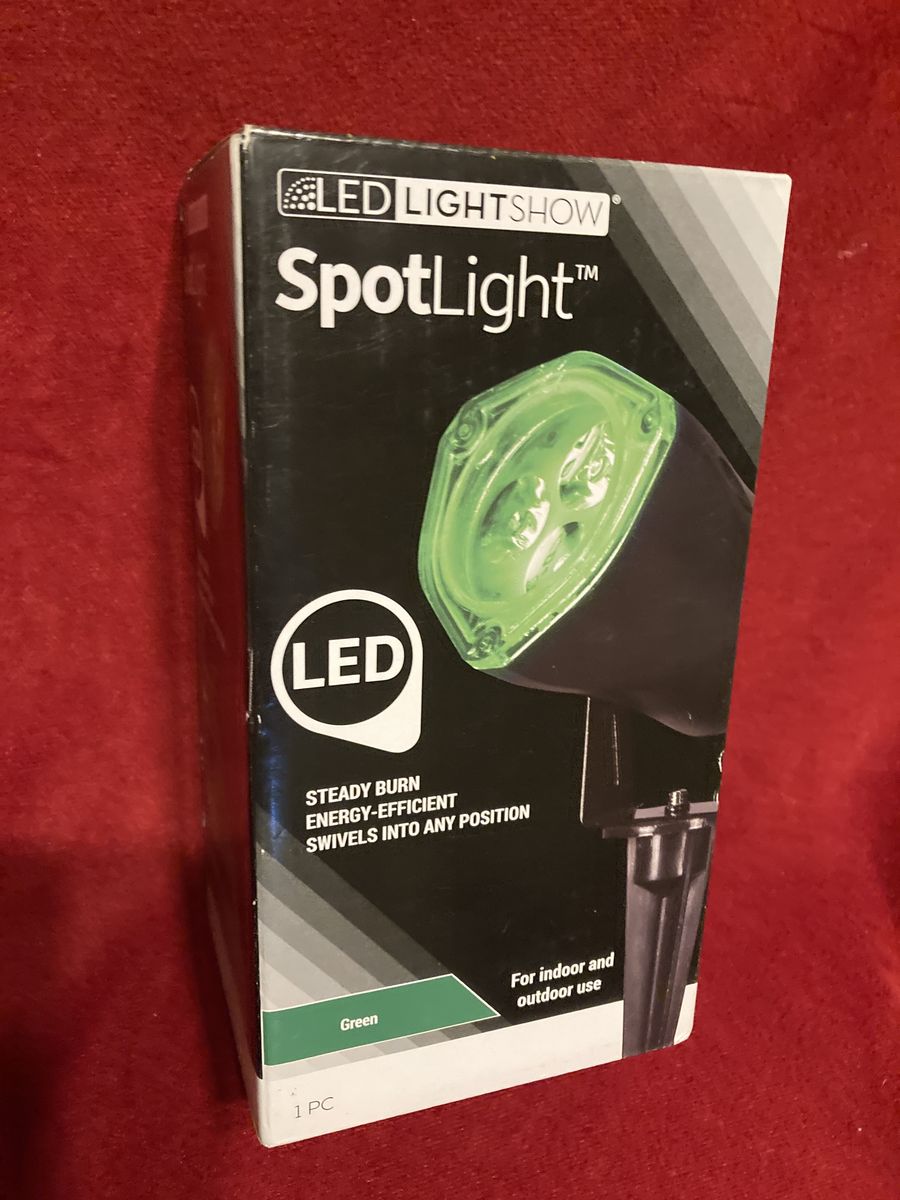LED Light Show Spotlight Green New