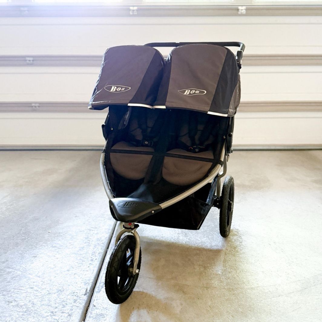 CLEAN Bob Duallie Flex Double Jogging Stroller UPGRADED Features