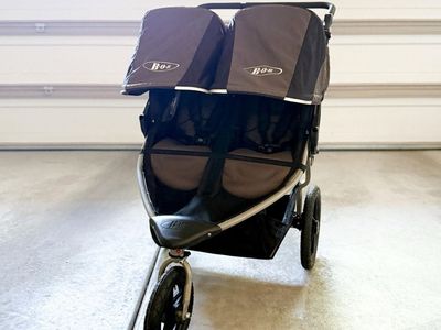 CLEAN Bob Duallie Flex Double Jogging Stroller UPGRADED Features