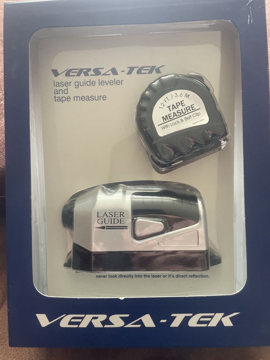 Versa Teck Laser Guide, Leveller, And Tape Measure