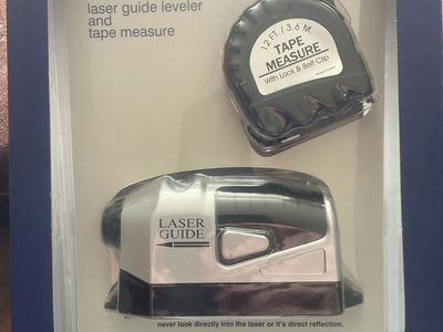 Versa Teck Laser Guide, Leveller, And Tape Measure