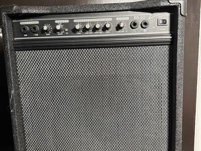 Crate BX-50 Bass Guitar Amplifier - 50W Practice Amp with EQ & Contour
