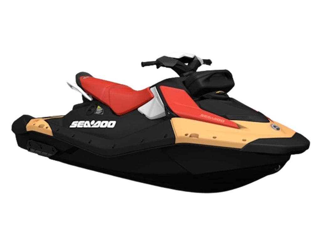 2025 SEA-DOO Spark For 3 Sunrise Orange and Dragon
