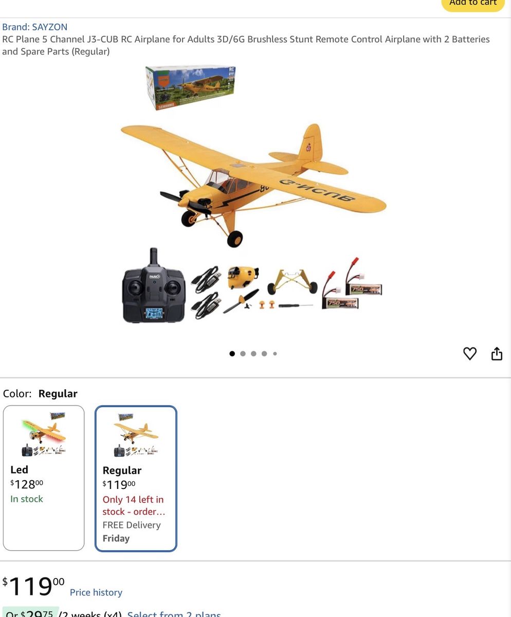 Adult remote control plane.. (14yr and older!) New in box!!