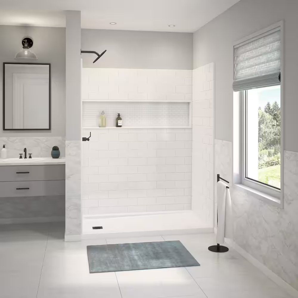 Bootz NexTile 30x60x74 Shower Kit, White