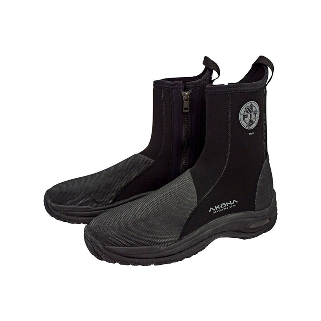 Akona 3mm Molded Sole Zipper - Dive Boots