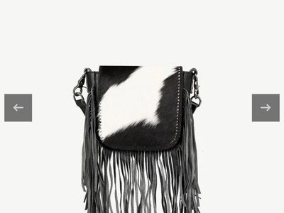 Montana West Genuine Leather Hair-On Fringe Bag