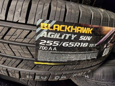 255/65r18 blackhawk agility suv