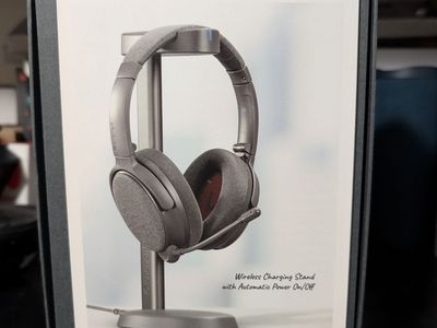 Onanoff Fokus+ Wireless Headphones with Active Noise Cancelling and Wireless Charging Stand new in the box