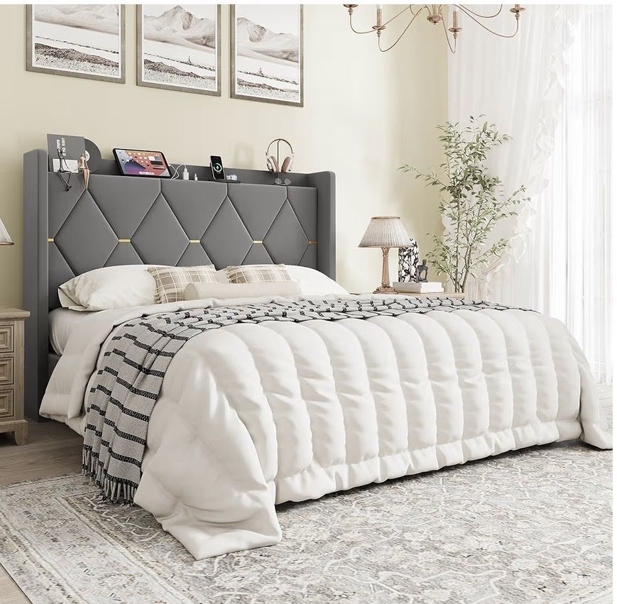 Brand new queen size bed with mattress