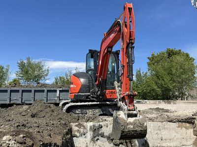 Kubota KX057-5 For Rent - 5/6 Ton 50 Class Machine - Thumb and Angle Blade