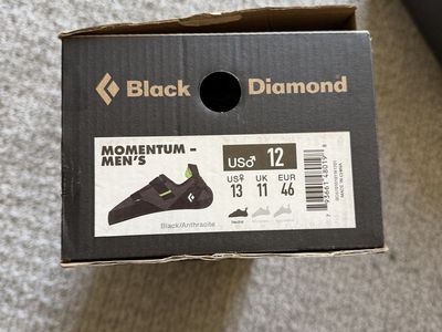 Black diamond climbing shoes - excellent condition