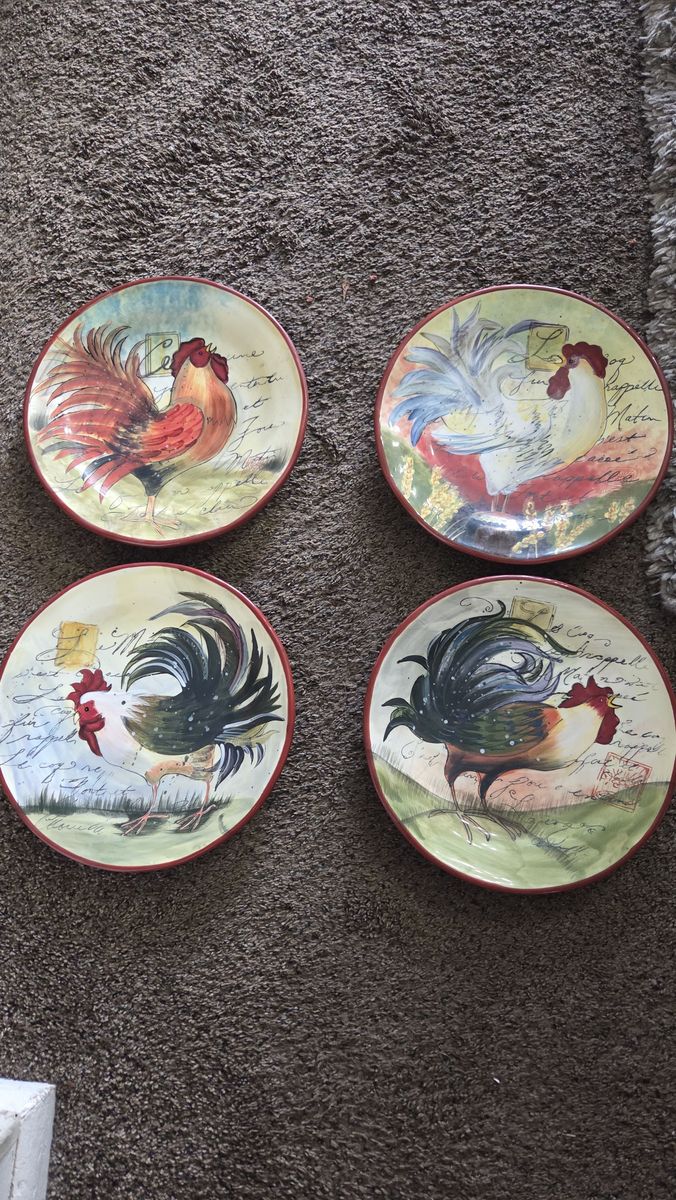Rooster dish set