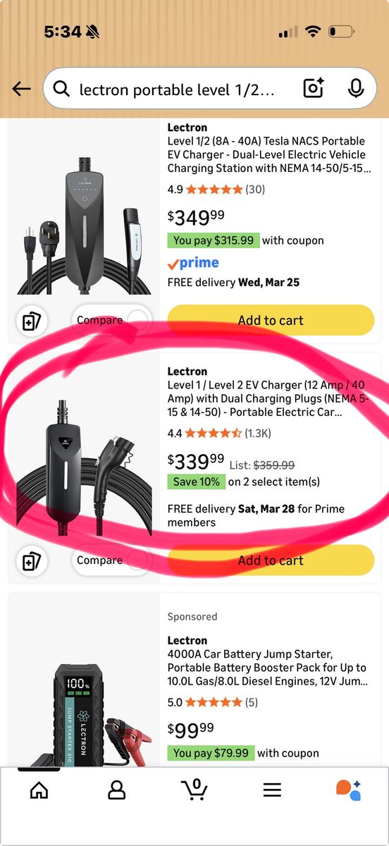 Electric car charger