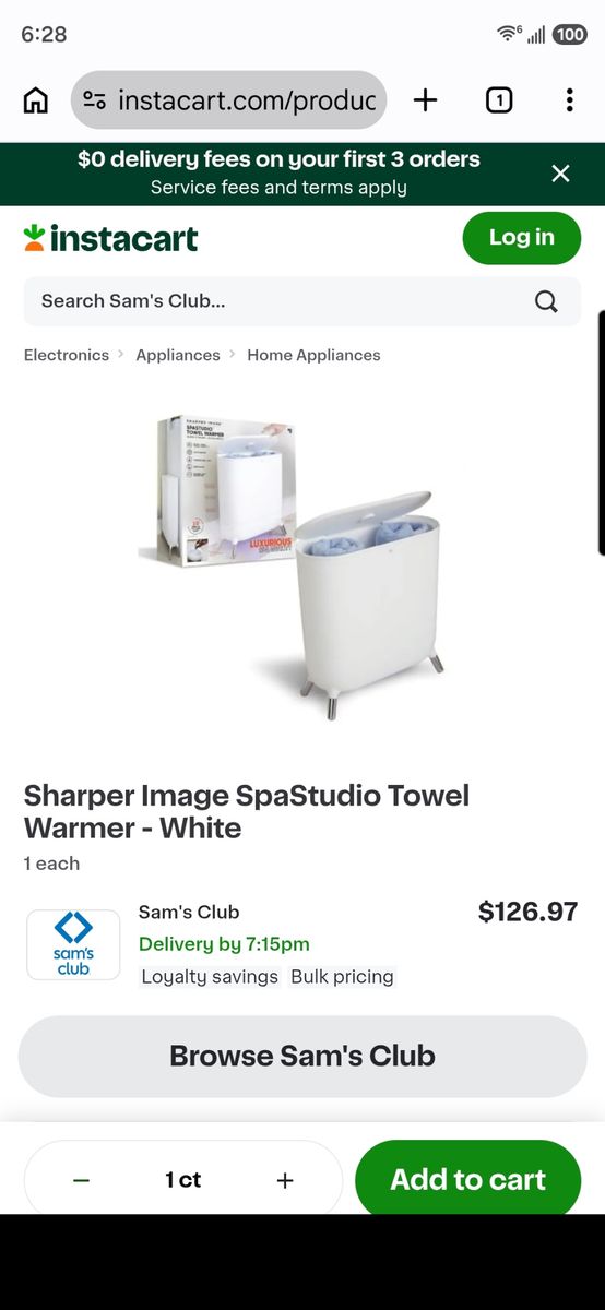 Sharper Image SpaStudio White Extra-Large Towel Warmer with Rapid-Heat & Aromatherapy