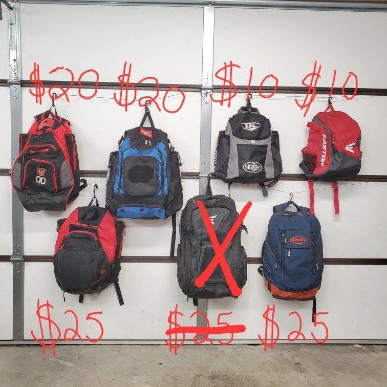 Baseball or Softball Backpacks