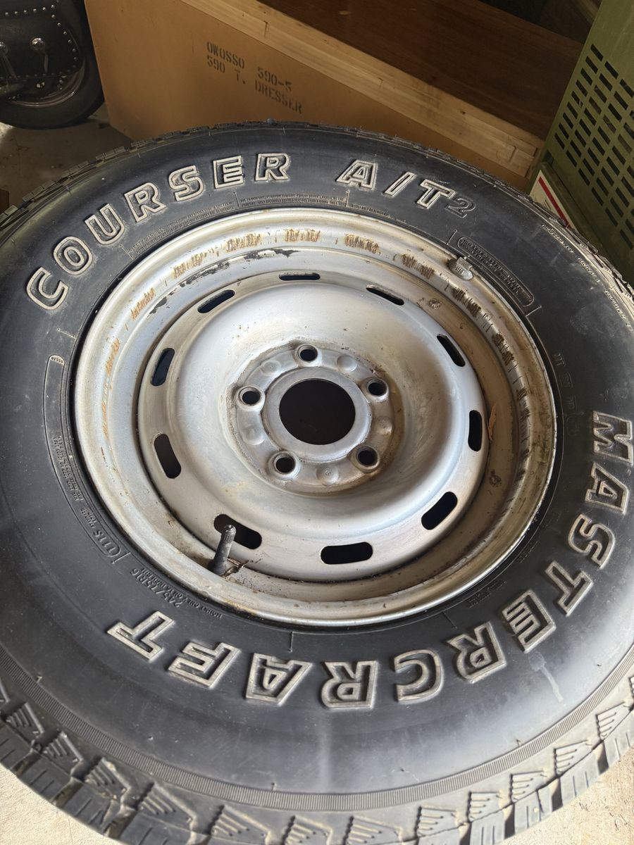 Estate sale - must Go—> 4 Cooper Discoverer A/T 245/75R16 Tires on Steel Wheels – Great Tread $250 OBO -