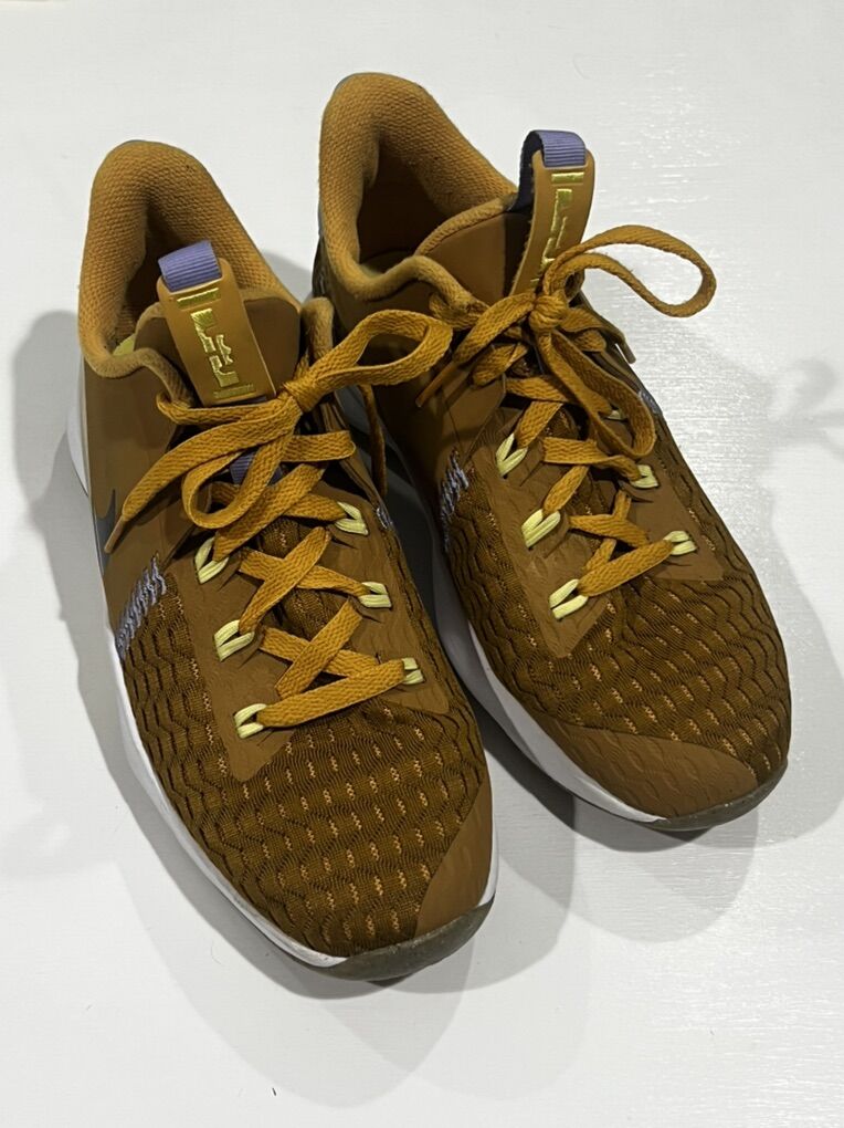 Lebron James Basketball Shoes Youth 7 New Nike Tan