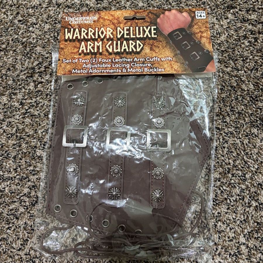 Warrior Deluxe Arm Guard costume
