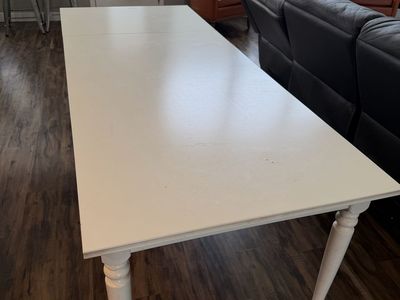 White IKEA Dining Table