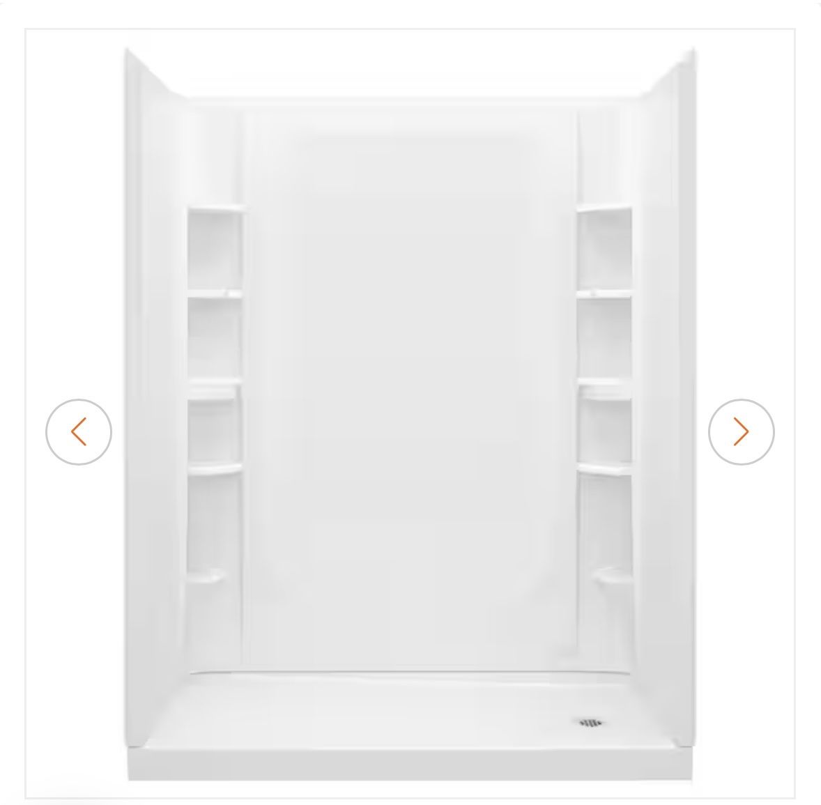 Sterling STORE+ 10-Piece Wall Mounted Shower Caddy in White Finish