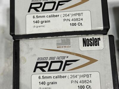 6.5mm .264 cal Bullets