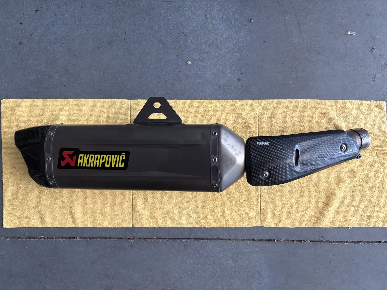 Akrapovic Titanium Slip-On Muffler For Tenere 700