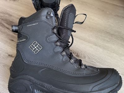 Columbia Bugaboot Plus III Omni-Heat Men's Winter Snow Boots - Black SIZE 8