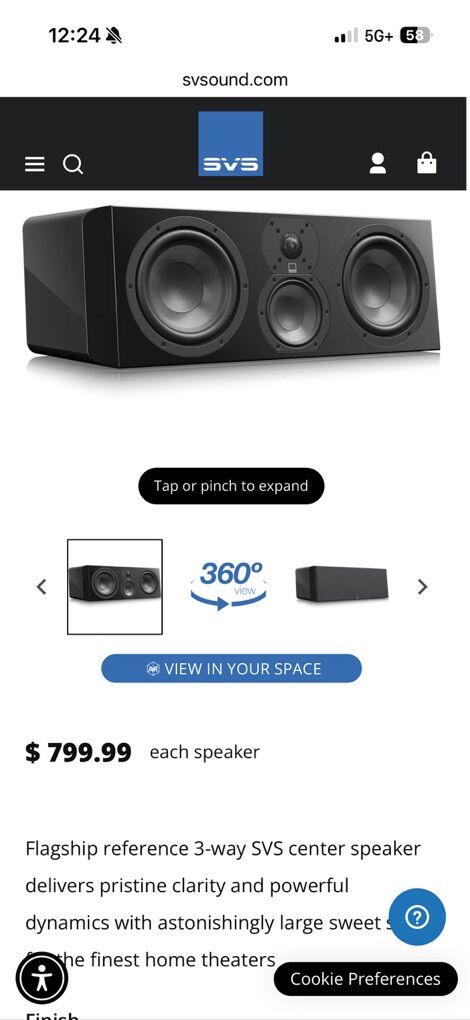 Speaker: SVS Ultra Evolution Center