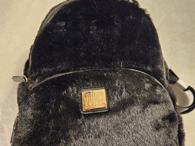 Juicy Couture Plush Black Backpack