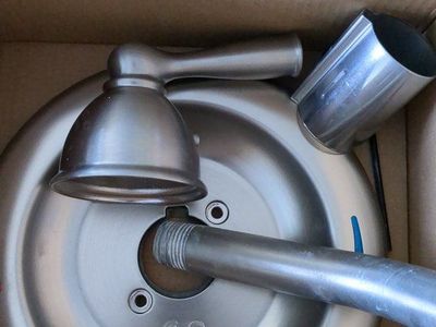 Moen Brushed Nickel Shower Trim Kit with Handle and Escutcheon