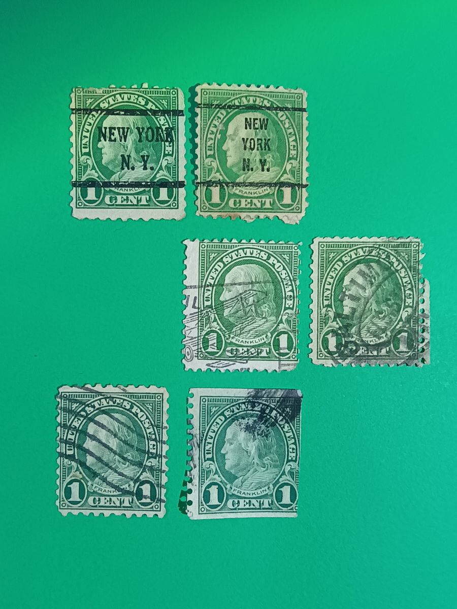 Vintage Ben Franklin Stamps