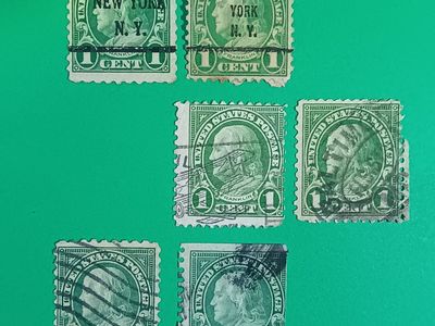Vintage Ben Franklin Stamps