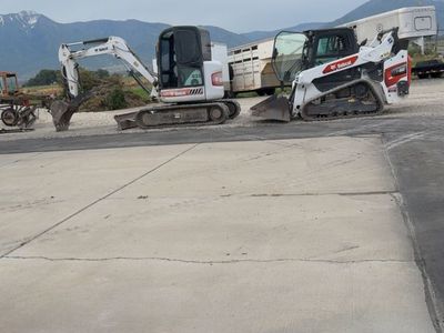 Mini ex and skid steer work for hire