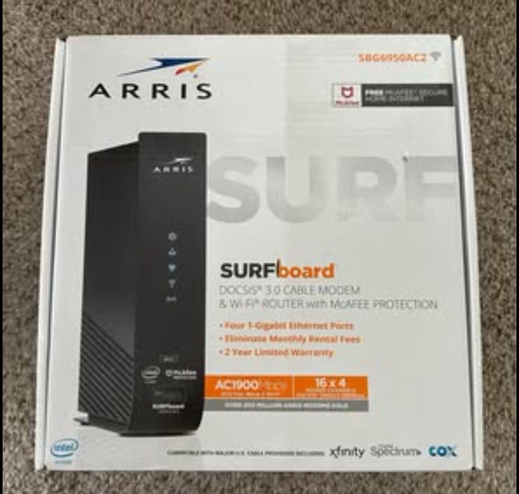 ARRIS DOCSIS 3.0 Cable Modem & Wi-Fi Router