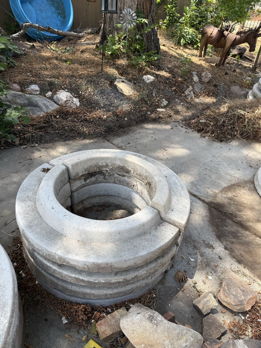 Concrete Tree Rings 18”