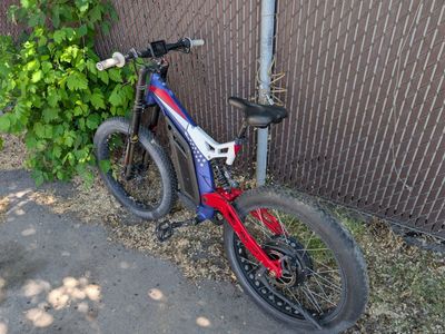45mph 60v Ebike w/ Upgraded Suspension, Hydraulic Disc Brakes