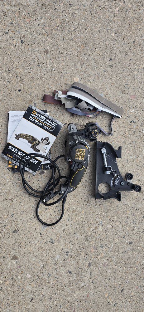 Work Sharp Ken Onion Edition WSKTS-KO Knife & Tool Sharpener with Variable Speed & Angle Adjustments